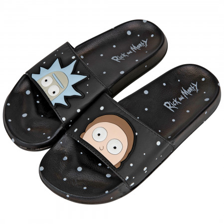 Rick And Morty Character Slides Sandals